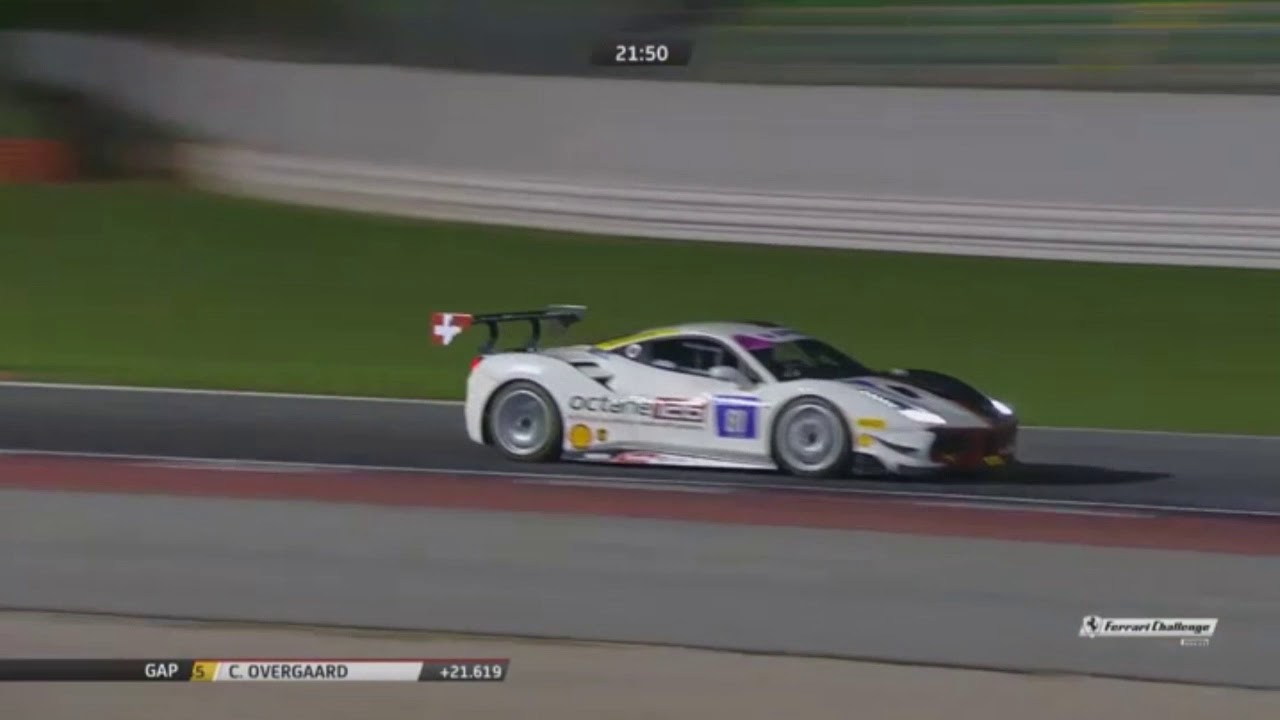 full race ka24de Ferrari Challenge Europe (Trofeo Pirelli) 2018. Race 1 Misano World Circuit. Full Race