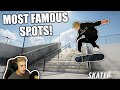 All the MOST FAMOUS Spots in Skater XL! | Skater XL