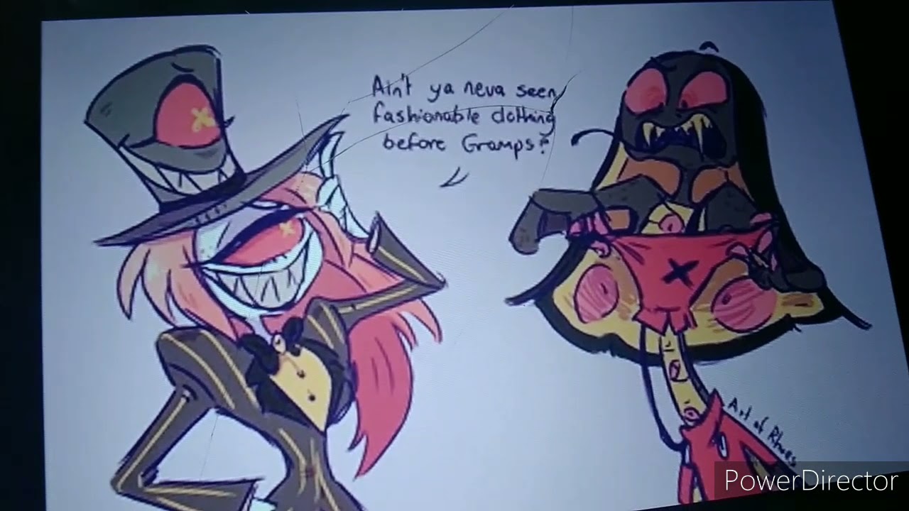 Cherri Bomb and Sir Pentious Clothes swap Hazbin Hotel Comic Dub