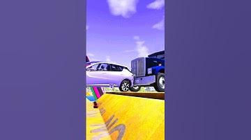 Truck vs Speedbumps | BeamNG Drive #beamngshorts #usashorts  #viral ​#truckvs #explore #usa #sehar
