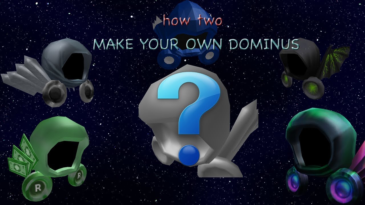 How To Make A Diy Dominus In Two Ways In Roblox Youtube