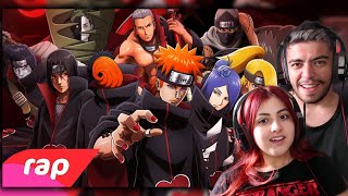 REACT 7 MINUTOZ Rap da Akatsuki (Naruto) - OS NINJAS MAIS PROCURADOS DO MUNDO | NERD HITS