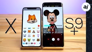 Animoji vs AR Emoji - iPhone X vs S9 Plus screenshot 3