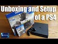 Sony PlayStation 4 Complete Unboxing And Setup For Beginners 