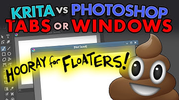 krita v photoshop 4: tabs or windows