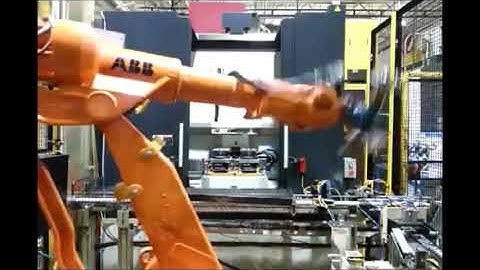 High-speed part type & rotation search with an ABB 4400 robot