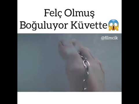 Felç olmuş boğuluyor kuvette