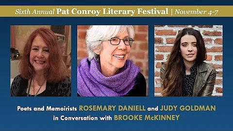 Rosemary Daniell and Judy Goldman in Conversation ...