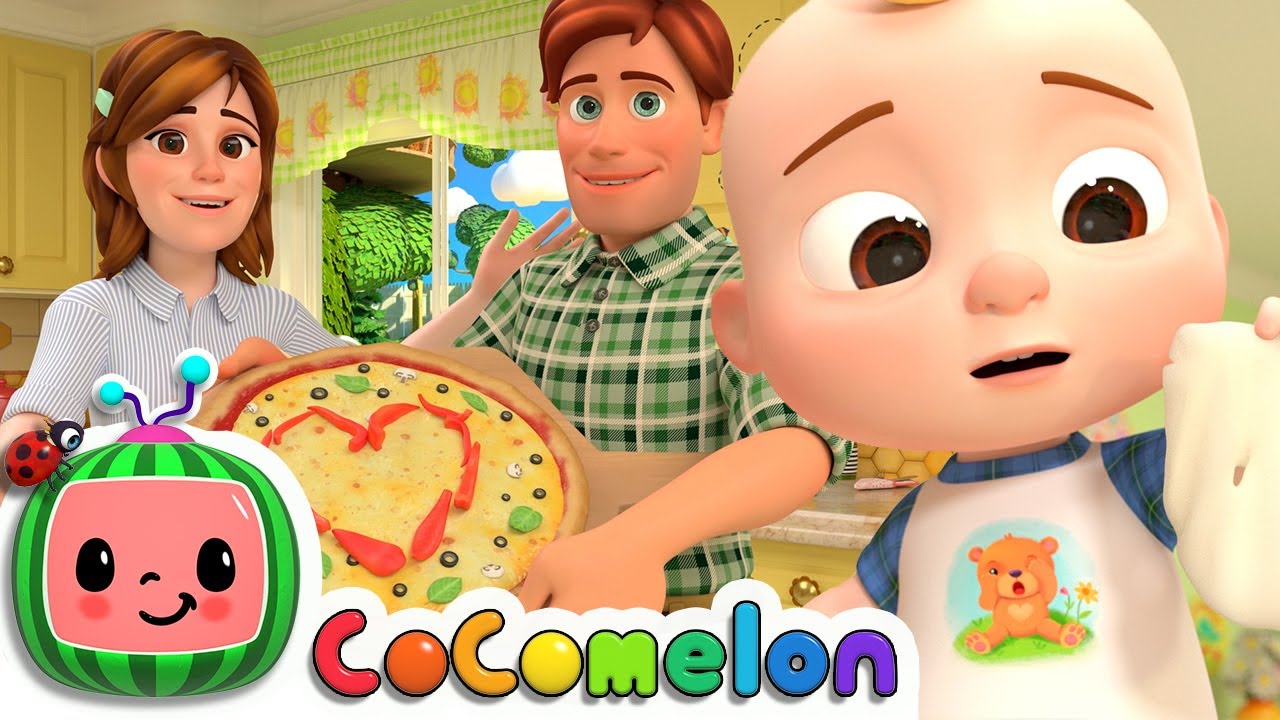 The Pizza Song! | CoComelon Nursery Rhymes & Baby Songs | Moonbug Kids