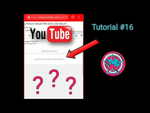 Cara Mengaktifkan Atau Menonaktifkan Komentar di YouTube | Tutorial #16