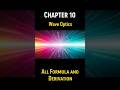 CBSE Class 12 Physics Chapter-10 All Formula and Derivation #physicsnotes
