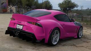 SUPRA MK5 PINK JDM || FORZA HORIZON 6 || STEERING WHEEL GAMEPLAY