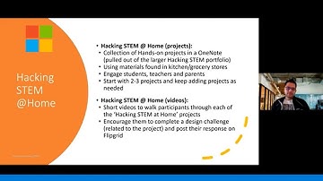 Microsoft Education - Hacking STEM and Remote Learning