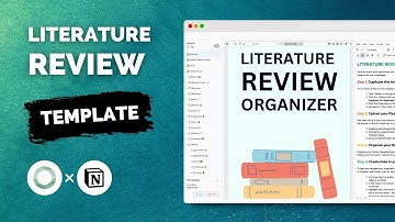How to Organize Literature Review (PDFs + docs + tabs) | How to Use Notion