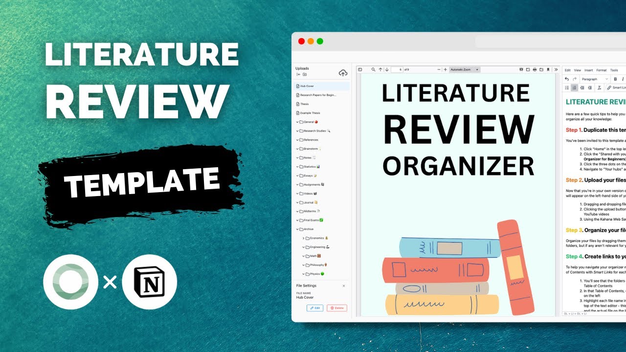 organize literature review