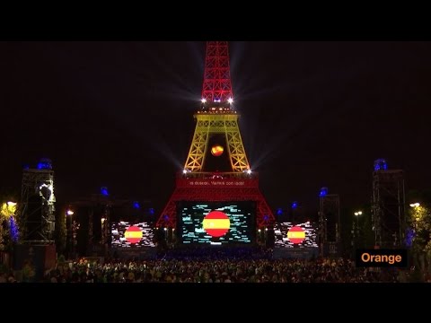 Day 4 Spain – June 13th - Light Up The Eiffel Tower by Orange – UEFA EURO 2016™