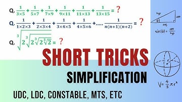 Short Tricks to solve Simplification || Apssb UDC, LDC, Constable, MTS || #apssb @SimpleWays31