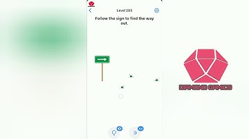 Easy Game Level 285 follow the sign to find the way out