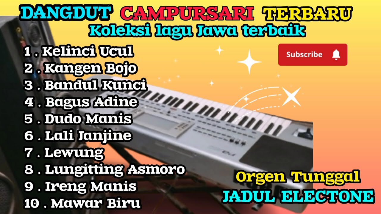 DANGDUT CAMPURSARI ORGEN TUNGGAL 2024 NYAMPLENG TENAN GLERRR''' BOSSS..