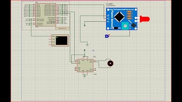 flame sensor with a dc motor /flame sensor in proteus with raspberry pi  #Proteus 8 Professional