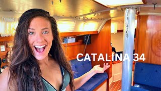 BOAT TOUR: Could this be our NEW HOME??!-Catalina 34