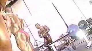 Bodybuilder Dexter Jackson 1995 USA Backstage