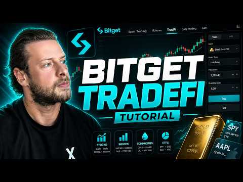 How to Trade Stocks, Gold & Indices on Bitget TradFi!