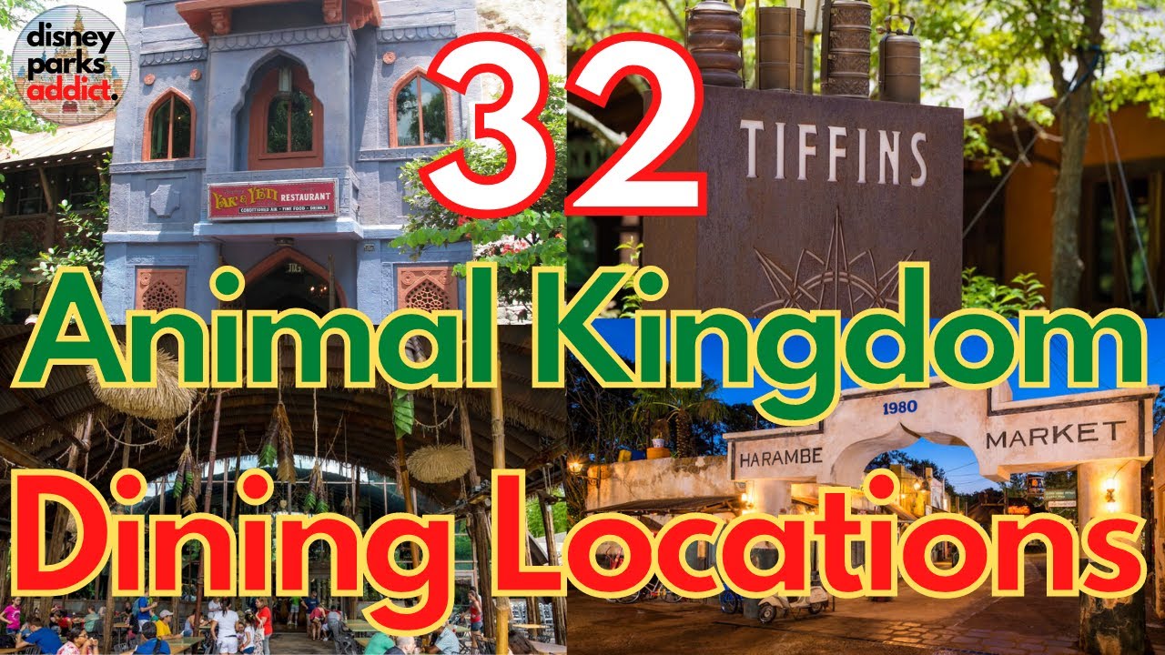 Disney's Animal Kingdom RESTAURANT GUIDE - 2021 - All Food Locations  - Walt Disney World
