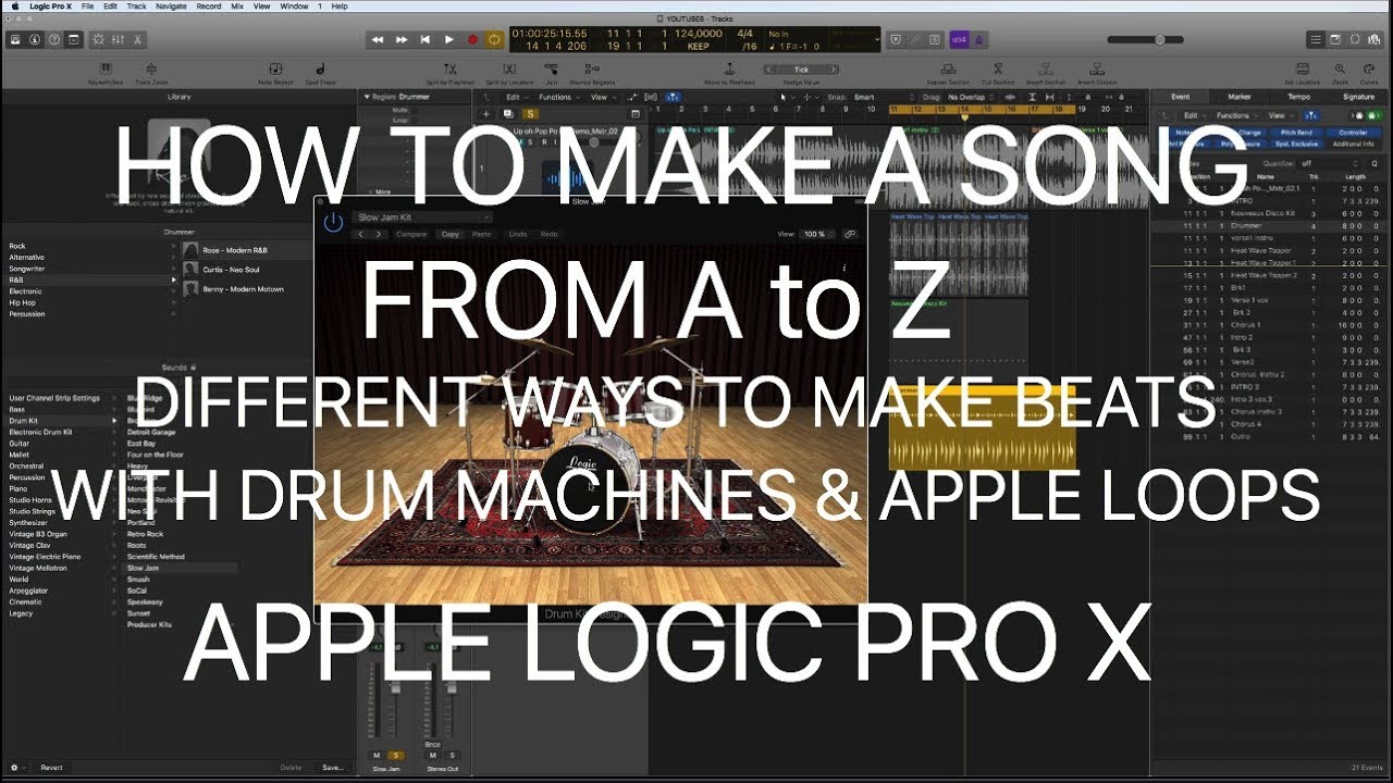 HOW TO MAKE A TRACK IN LOGIC PRO X : PART 03 - YouTube