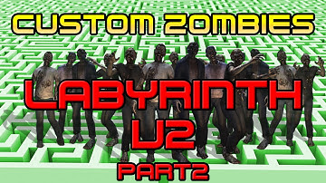 Labyrinth V2 Zombies (Part2) - CoD World at War Custom Zombies Map/Mod