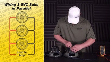 Subwoofer Wiring: Three SVC subs in Parallel