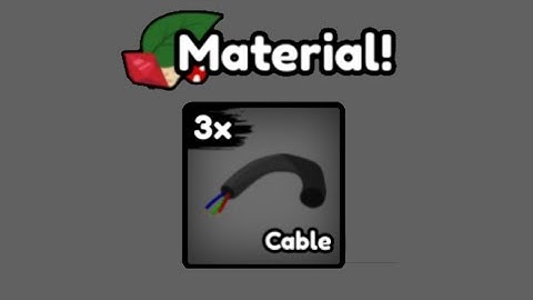How To Get Cable [Common] | Materials Location | Find The Noobies Morphs Roblox