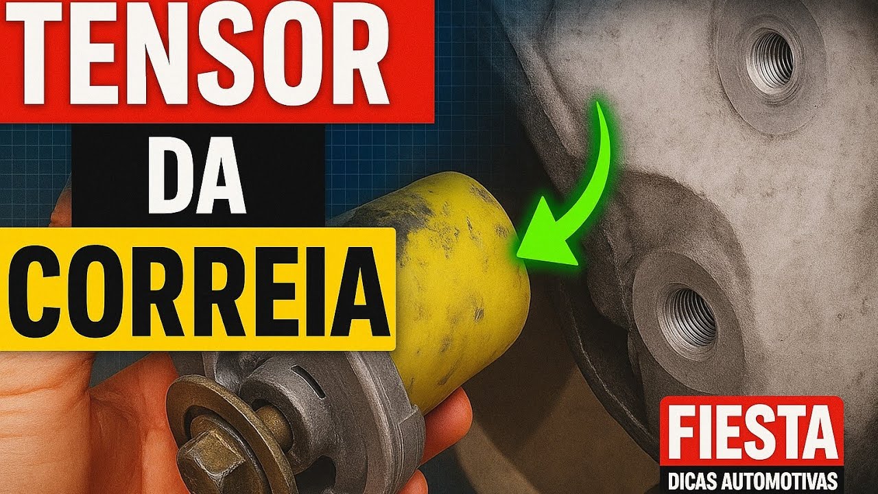 Como Limpar e Instalar o Tensor da Correia – Ford Fiesta, Ka e EcoSport!