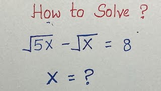 Nice Square Root Maths Simplification problem | Can you solve? | Find the value of X | Math Olympiad