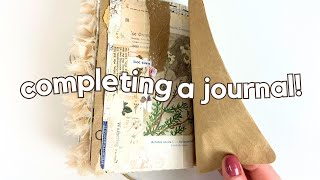 Reflecting on a month-long journaling challenge! | Junk journal with me