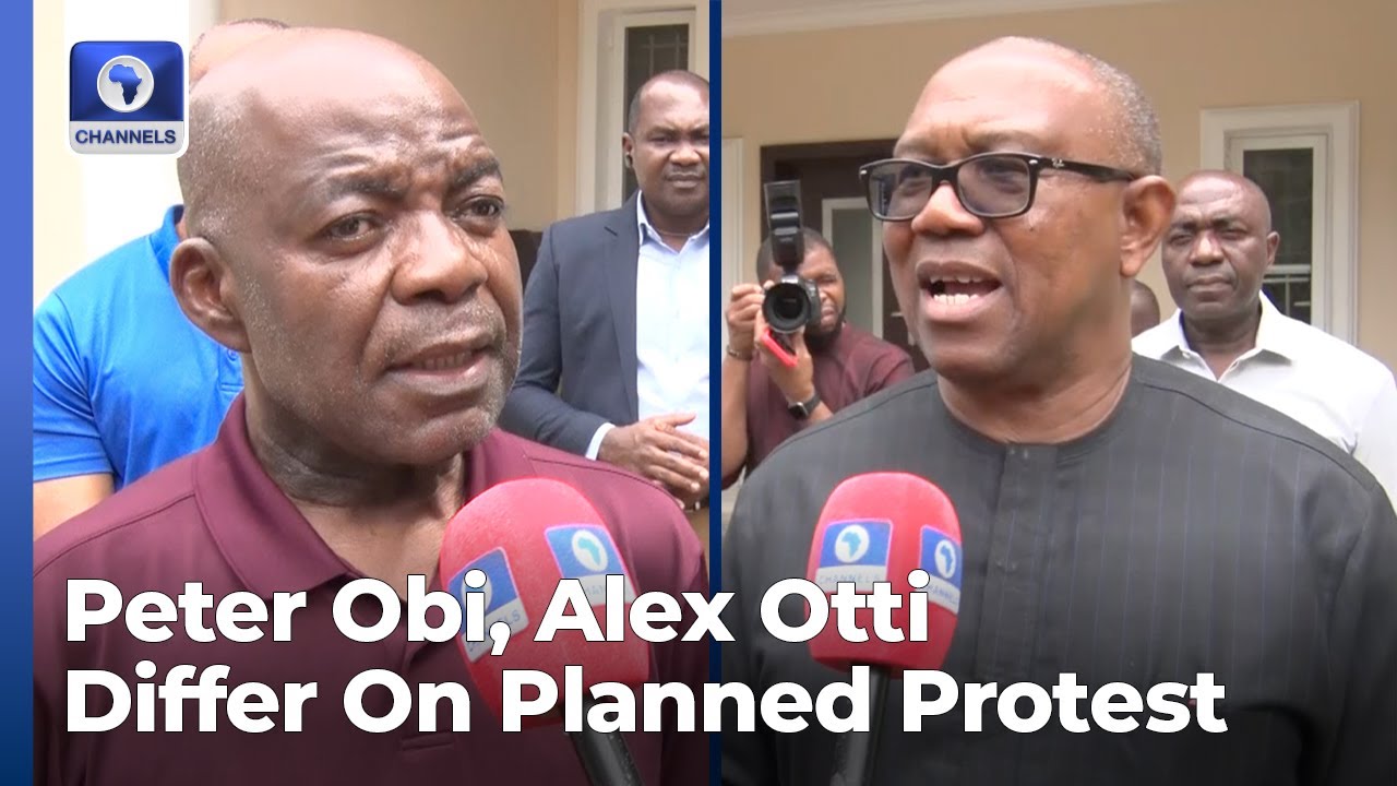⁣Peter Obi, Alex Otti Differ On Planned Protest Against Hardship
