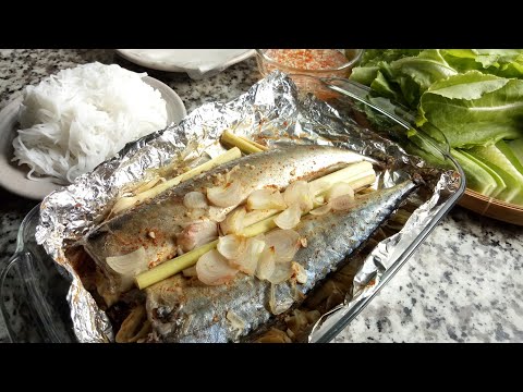 Cách làm CÁ SABA NƯỚNG GIẤY BẠC thơm ngon - Món Ăn Ngon Mỗi Ngày