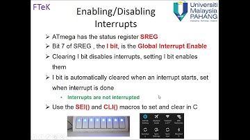 Microcontrolling Module 8 Interrupt