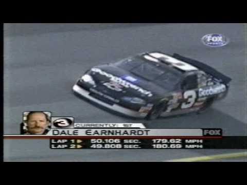 Dale Earnhardt Qualifies For The 2001 Daytona 500