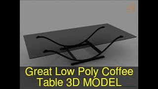 3D Model of Great Low Poly Coffee Table Review