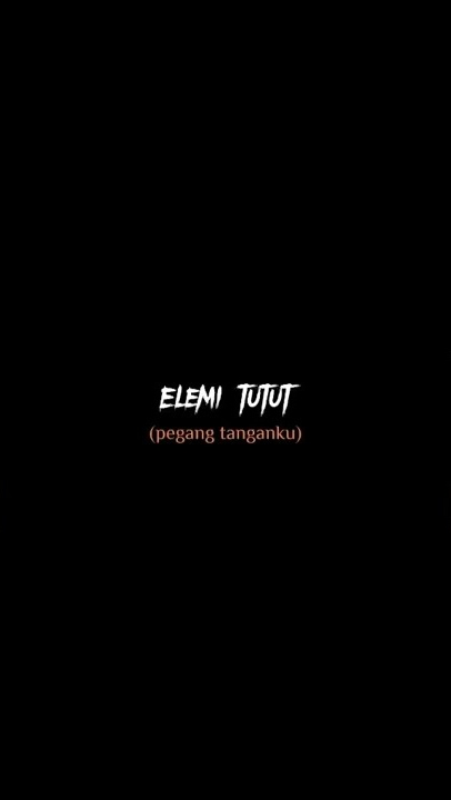 LIRIK DJ ELEMI TUTUT || VIRAL TIKTOK#shorts