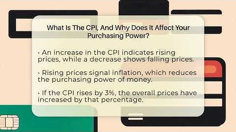 What Is The CPI, And Why Does It Affect Your Purchasing Power? - Inflation Insight Channel