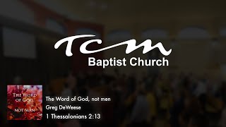 Sermon | 21st March 2021 | The Word of God, not men | 1 Thessalonians 2:13