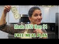 FREE 2 WEEK MEAL PLAN-- RECIPES-- GROCERY LIST--LESS THAN $1 per MEAL