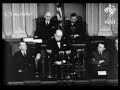 USA / DEFENCE: World War II: Winston Churchill speech to US Senate (1942)