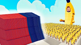 100x BANANA CATS + 1x GIANT vs 3x EVERY GOD - Totally Accurate Battle Simulator TABS