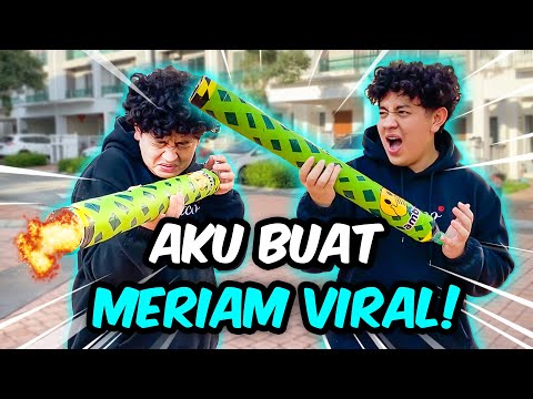 AKU BUAT MERIAM VIRAL VERSI KETUPAT!! BUNYI KUAT GILA!! | Rushdan Wafa