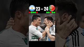 Portugal vs Argentina || 🤯🔥 IMAGINARY MATCH 2026 || 🥶 #football #shorts #cr7 #usashorts