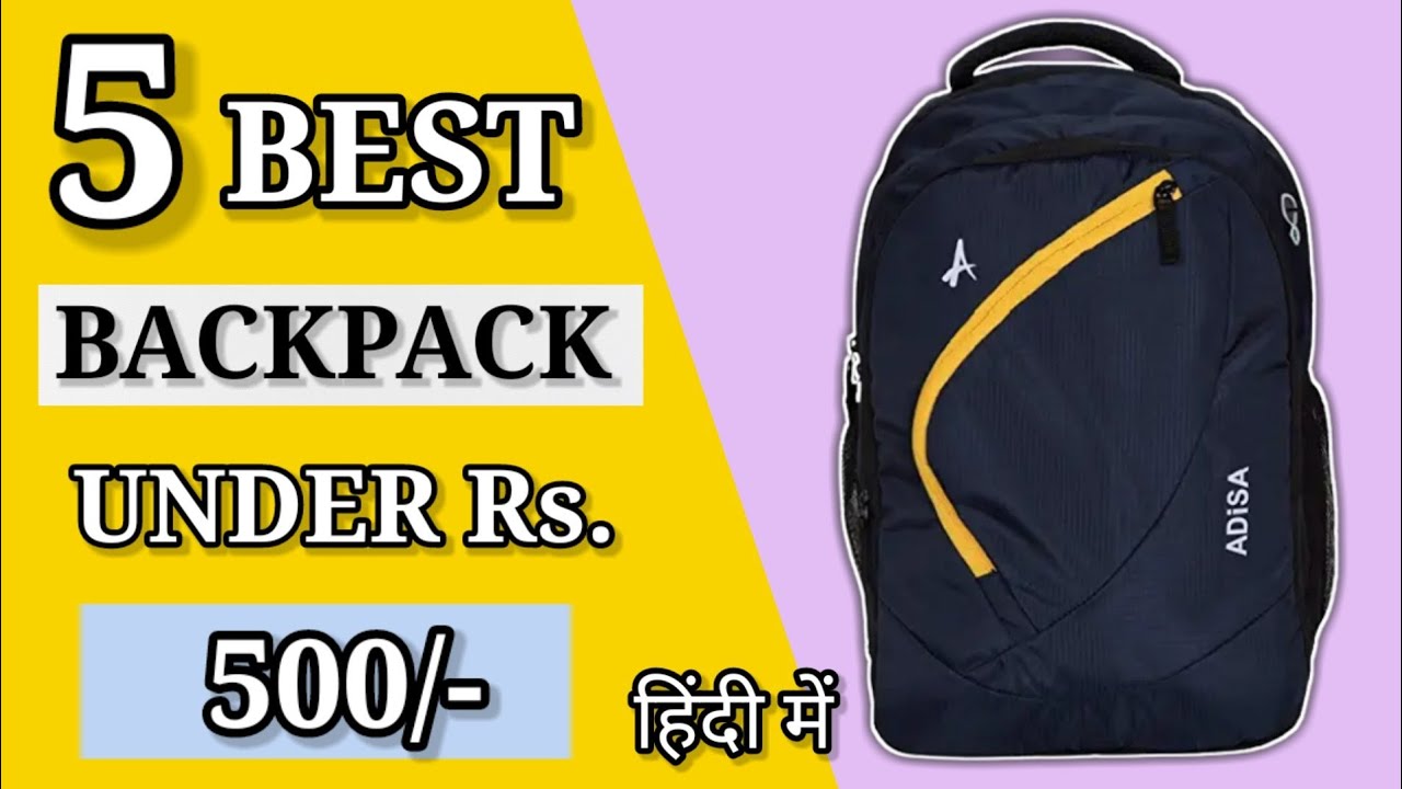 Best Backpack Under 500 Rs | Best Bag Under 500 | Best Bags For Men ...