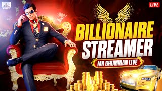 🔴BILLIONAIRE STREAMER LIVE IN PUBG MOBILE | PUBG UC & RP GIVEAWAYS | PUBG MOBILE |MR GHUMMAN GAMING